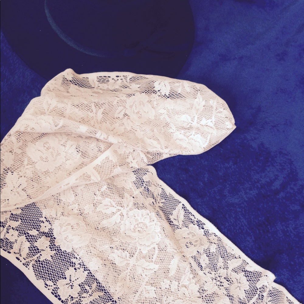 Classy lace scarf
